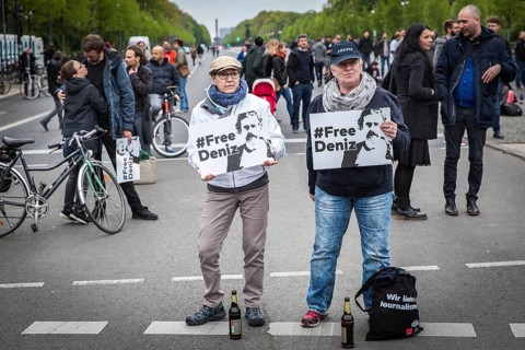DEU Germany Germany Berlin The solidarity event for imprisoned Turkish journalists organised by