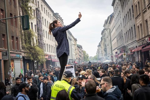 DEU Germany Germany Berlin 1st May in Berlin, Myfest and demonstrations