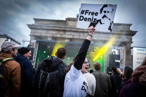 DEU Germany Germany Berlin The solidarity event for imprisoned Turkish journalists organised by