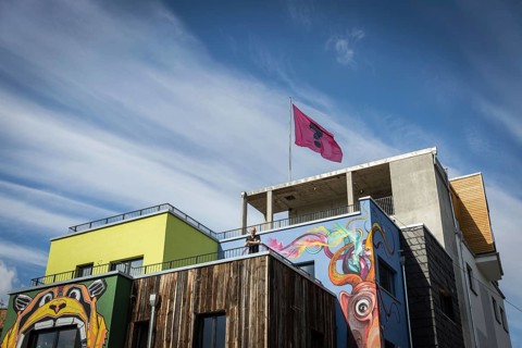 DEU Germany Germany Berlin The new home of the makers of Bar 25 and Kater Holzig at Holzmarkt 25
