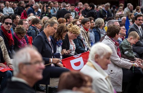 DEU Germany Germany Berlin Election campaign appearance by SPD chancellor candidate Martin Schulz