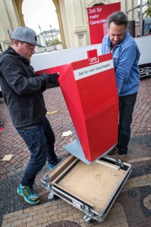 DEU Germany Germany Berlin Election campaign appearance by SPD chancellor candidate Martin Schulz.