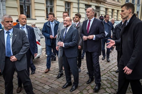 DEU Germany Germany Berlin Election campaign appearance of SPD chancellor candidate Martin Schulz