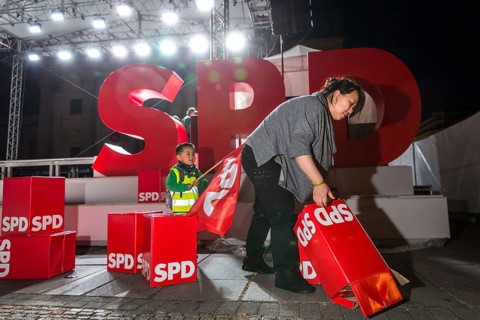 DEU Germany Germany Berlin Final rally of SPD chancellor candidate Martin Schulz at Berlin's