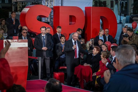 DEU Germany Germany Berlin Final rally of SPD chancellor candidate Martin Schulz at Berlin's