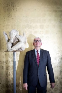 DEU Germany Germany Berlin The Managing Director of Deutsche Umwelthilfe, Jürgen Resch, next to a