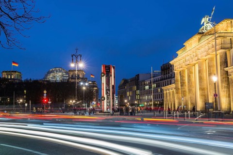 DEU Germany Germany Berlin The art installation by German-Syrian artist Manaf Halbouni is located