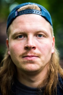 DEU Germany Germany Berlin East German rapper Finch Asozial in a park in Tempelhof