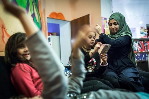 DEU Germany Germany Berlin The day centre for young girls, the Schilleria in Neukölln, which is