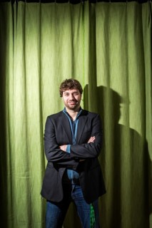 DEU Germany Germany Berlin Green Party MP Stefan Gelbhaar in his party's office in Prenzlauer Berg