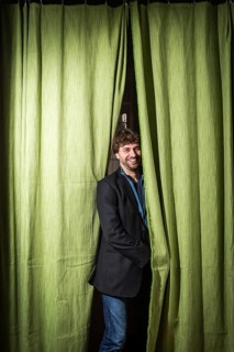 DEU Germany Germany Berlin Green Party MP Stefan Gelbhaar in his party's office in Prenzlauer Berg