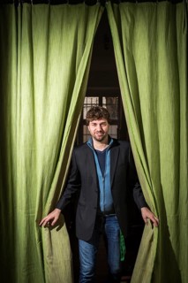 DEU Germany Germany Berlin Green Party MP Stefan Gelbhaar in his party's office in Prenzlauer Berg