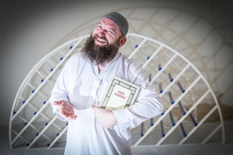 DEU Germany Germany Berlin The head of the Ibn Rushd Goethe Mosque, Christian Hermann, poses in the