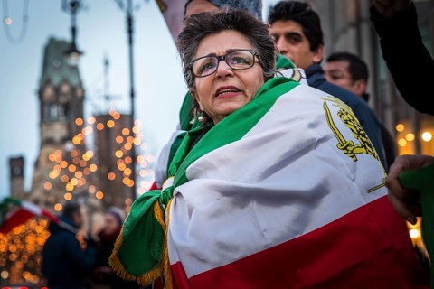 DEU Germany Germany Berlin Protests against the Iranian government by demonstrations of exiled