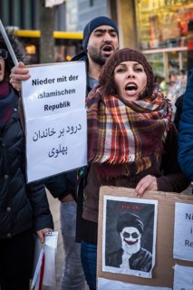 DEU Germany Germany Berlin Protests against the Iranian government by demonstrations of exiled