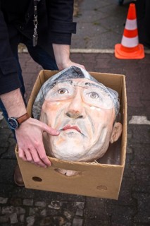 DEU Germany Germany Berlin Siemens employees and their suppliers demonstrate for wage increases and