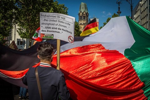 DEU Germany Germany Berlin Al Kuds March on the Kudamm