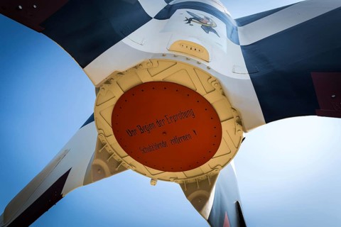 DEU Germany Germany Peenemünde A replica of the V2 rocket on the former production site by the