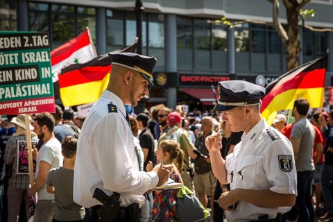 DEU Germany Germany Berlin Al Kuds March on the Kudamm
