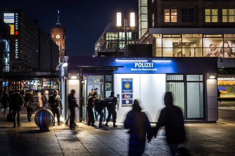 DEU Germany Germany Berlin The newly built police station at Alexanderplatz, which is intended to