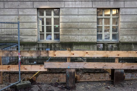 DEU Germany Germany Berlin Impressions from Humboldt University Unter den Linden. Building site in