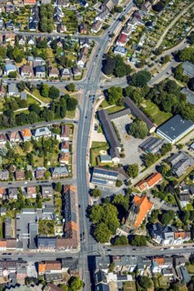 Aerial view, Ludwig-Erhard-Straße, Alleestraße, Ahornallee, between Werler Straße and Hamm, Ruhr