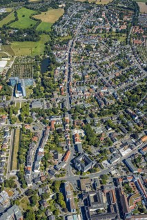 Aerial view, Ludwig-Erhard-Straße, Alleestraße, Ahornallee, between Werler Straße and Hamm, Ruhr