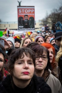 DEU Germany Germany Berlin Demonstration ' March of Women, which was organised by AFD member,