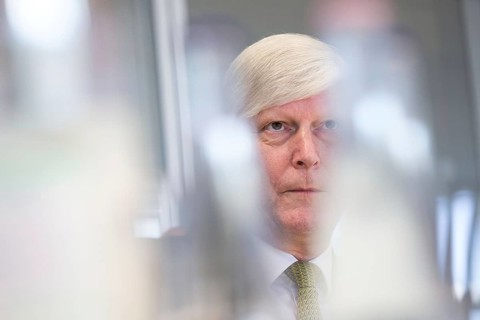 DEU Germany Germany Berlin The CEO of RWE Rolf Martin Schmitz during a visit to Focus magazine at