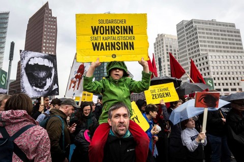 DEU Germany Germany Berlin More than 13, 000 people demonstrated in Berlin city centre on Saturday