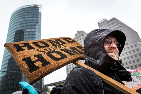 DEU Germany Germany Berlin More than 13, 000 people demonstrated in Berlin city centre on Saturday