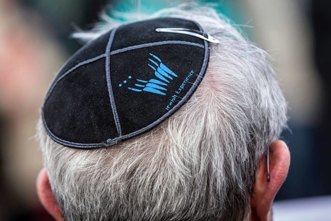 DEU Germany Germany Potsdam With the slogan 'Potsdam wears a kippa', more than a hundred people