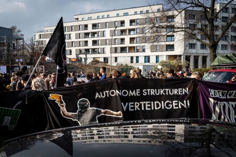 DEU Germany Germany Berlin More than 13, 000 people demonstrated in Berlin city centre on Saturday