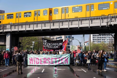 DEU Germany Germany Berlin More than 13, 000 people demonstrated in Berlin city centre on Saturday