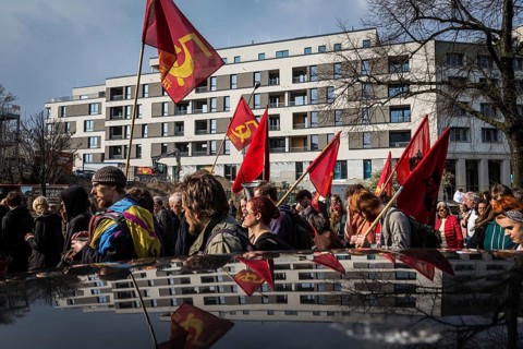 DEU Germany Germany Berlin More than 13, 000 people demonstrated in Berlin city centre on Saturday