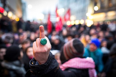 DEU Germany Germany Berlin Demonstration ' March of Women, which was organised by AFD member, the