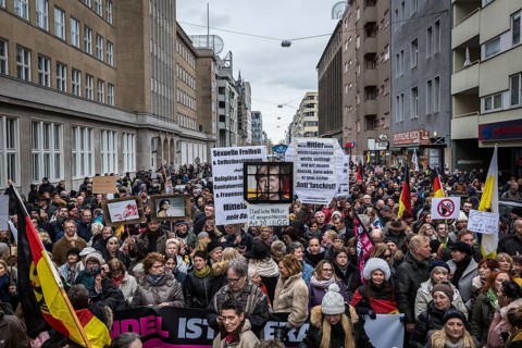 DEU Germany Germany Berlin Demonstration ' March of Women, which was organised by AFD member,