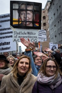 DEU Germany Germany Berlin Demonstration ' March of Women, which was organised by AFD member, the
