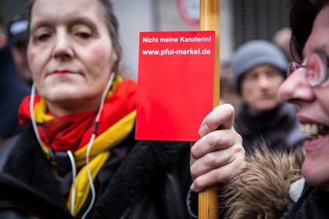 DEU Germany Germany Berlin Demonstration ' March of Women, which was organised by AFD member,