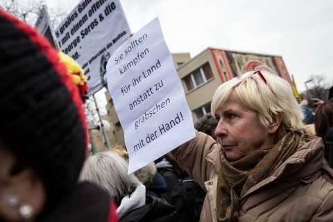 DEU Germany Germany Berlin Demonstration ' March of Women, which was organised by AFD member,