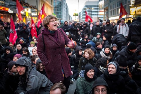 DEU Germany Germany Berlin Demonstration ' March of Women, which was organised by AFD member, the