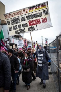 DEU Germany Germany Berlin Demonstration ' March of Women, which was organised by AFD member,