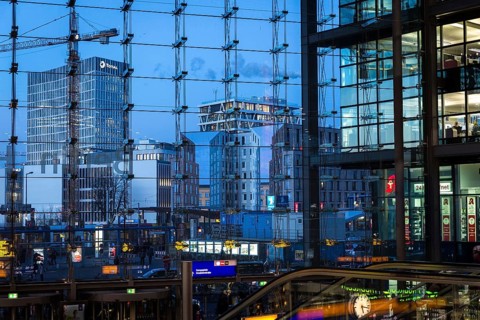 DEU Germany Germany Berlin View of the neighbourhood under construction north of the main railway