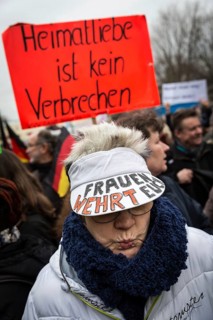 DEU Germany Germany Berlin Demonstration ' March of Women, which was organised by AFD member,