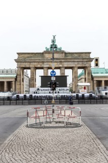 DEU Germany Germany Berlin The 2018 World Cup fan mile in front of the Brandenburg Tor tor