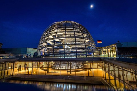 DEU Germany Germany Berlin The dome of the Reichstag designed by Norman Forster