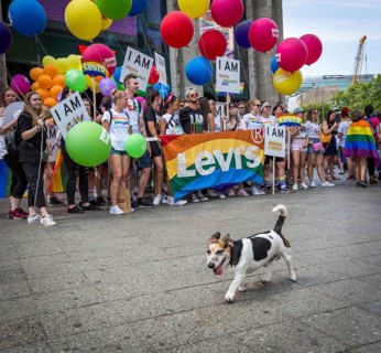 DEU Germany Germany Berlin Scenes of the Christopher Street Day CSD on a hot Saturday . Promotion
