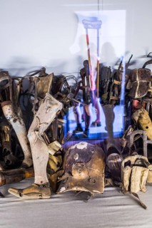 POL Poland Poland Auschwitz Prostheses and walking aids from inmates at the memorial site of the