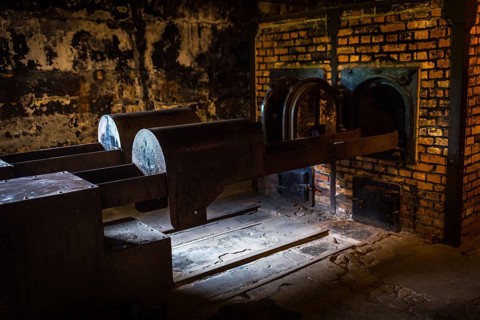 POL Poland Poland Auschwitz ovens in the memorial site of the former Auschwitz concentration camp