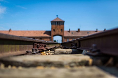 POL Poland Poland Auschwitz-Birkenau Rotting tracks in the Auschwitz-Birkenau camp